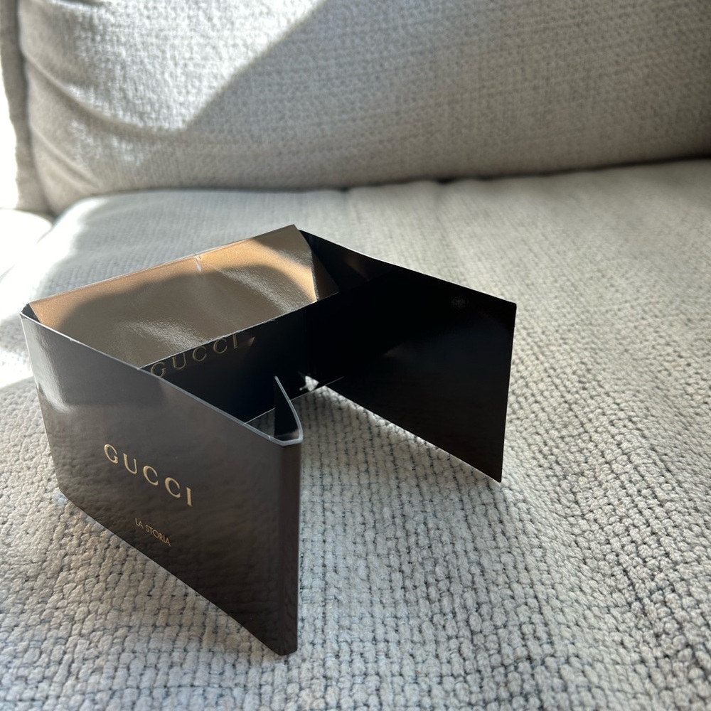 Gucci, Patton, leather mules with pink tie - Picture 7 of 7